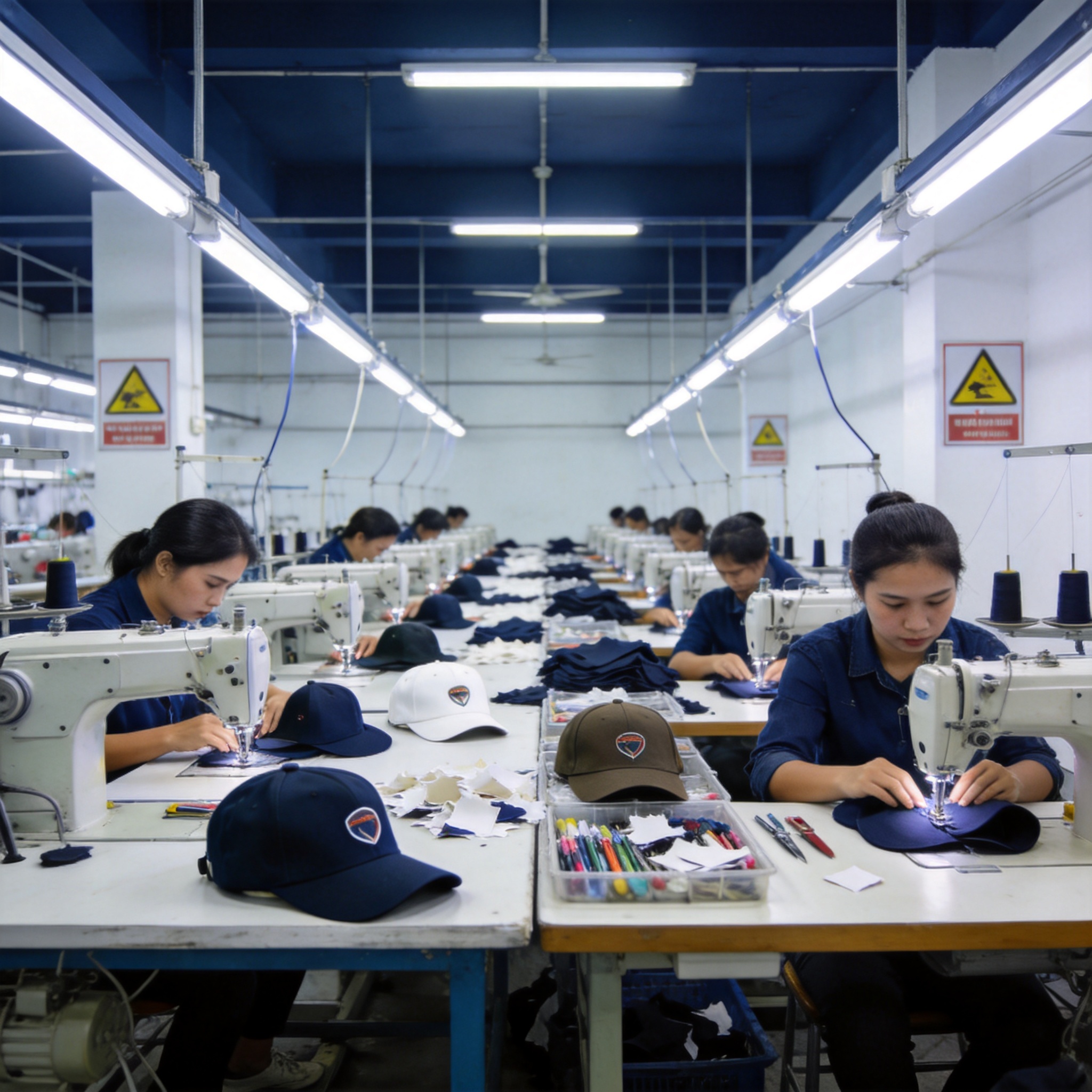 DEVCOM headwear factory in Vietnam
